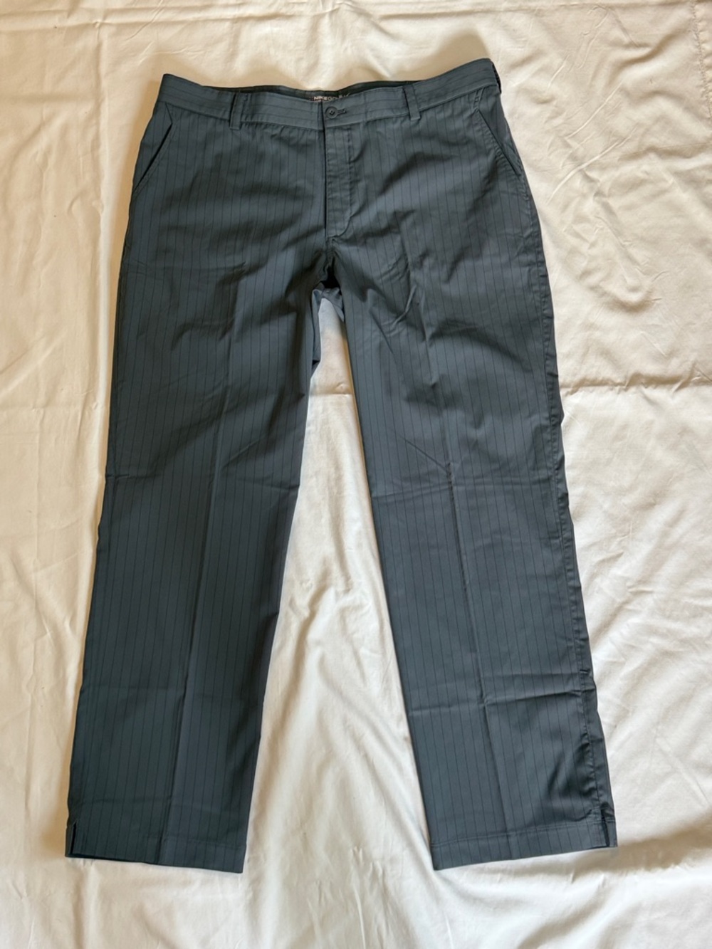 Nike Men's Dark Gray Pinstripe Golf Dress Pants 36x30